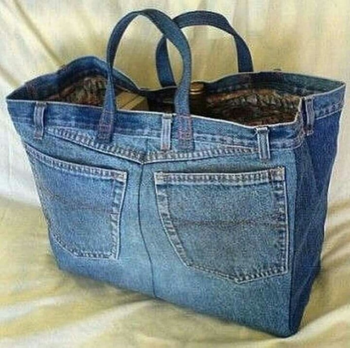 ​Изготовление сумок из джинсов
