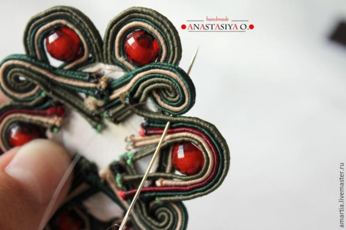 Создание шикарного сутажного браслета с агатом: часть 1