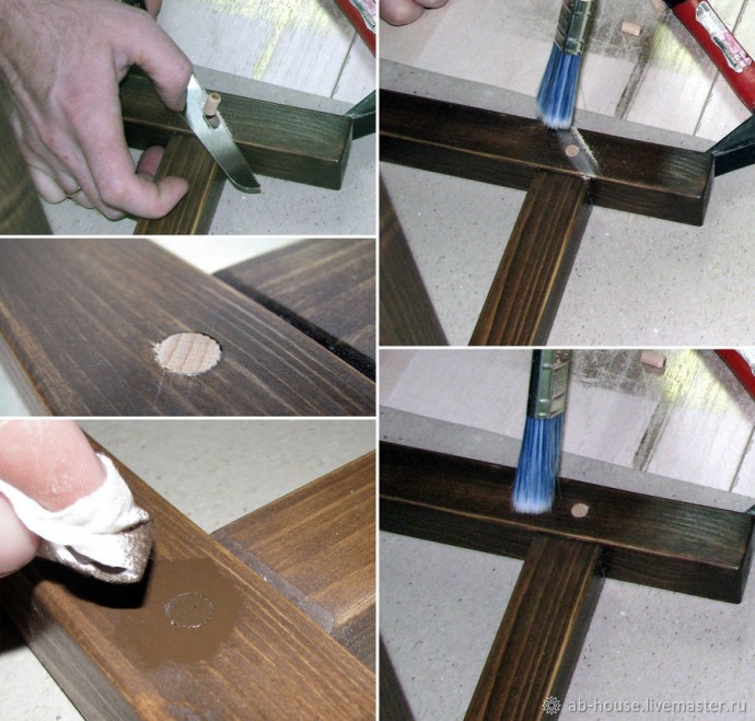 Мастерим дачную скамью "Полевая ромашка": часть 5