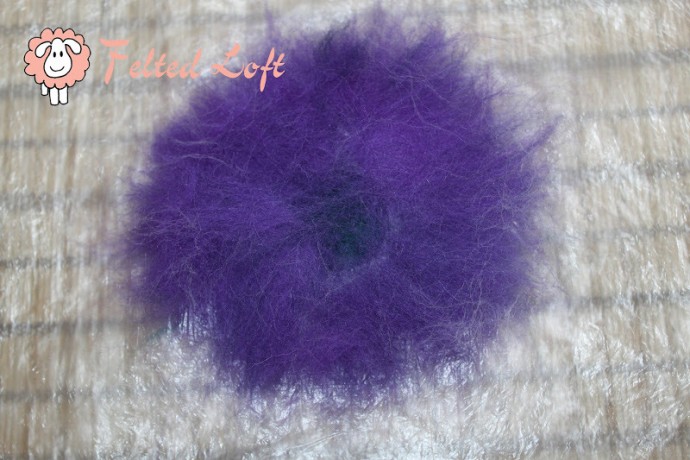 Мокрое валяние: цельноваляный пион, часть 1