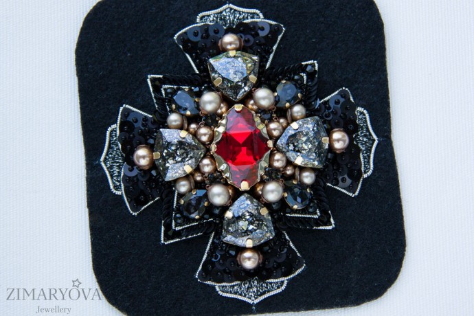 ​Создаем брошь-орден "Primavera": часть 4