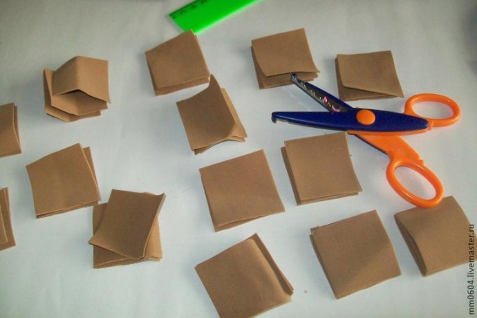 Создаем цветок из листьев: часть 1