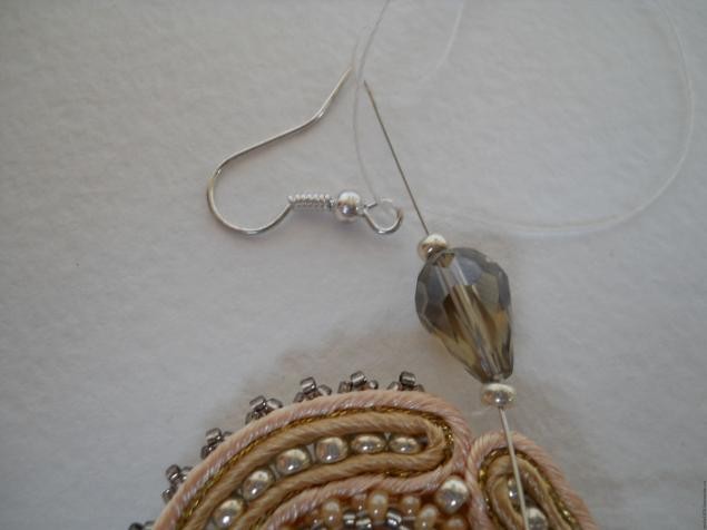 ​Мастер-класс по сутажу "Сутажные серьги Винтаж": часть 7