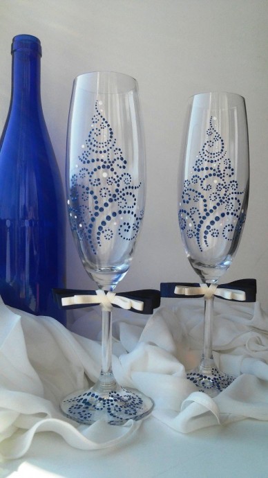 ​Роспись бокалов