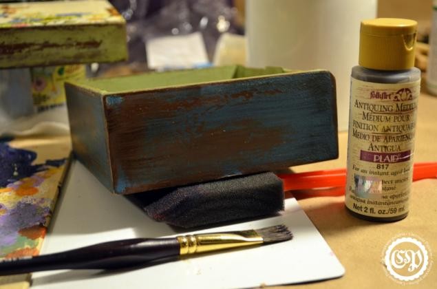 ​Шкатулка для рукодельницы в кантри-стиле: часть 2