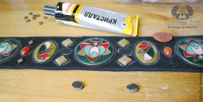 Создаем пояс с бисерной вышивкой: часть 2