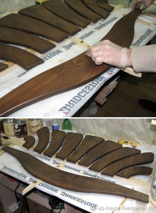 Мастерим дачную скамью "Полевая ромашка": часть 4