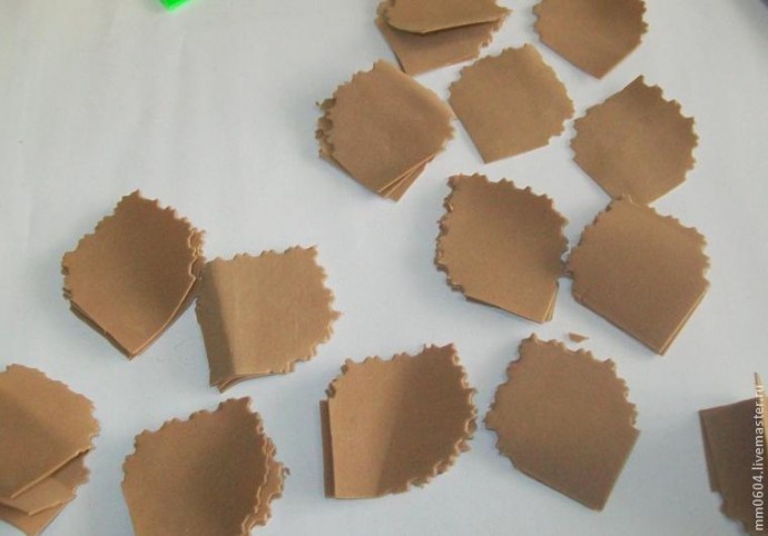 Создаем цветок из листьев: часть 1