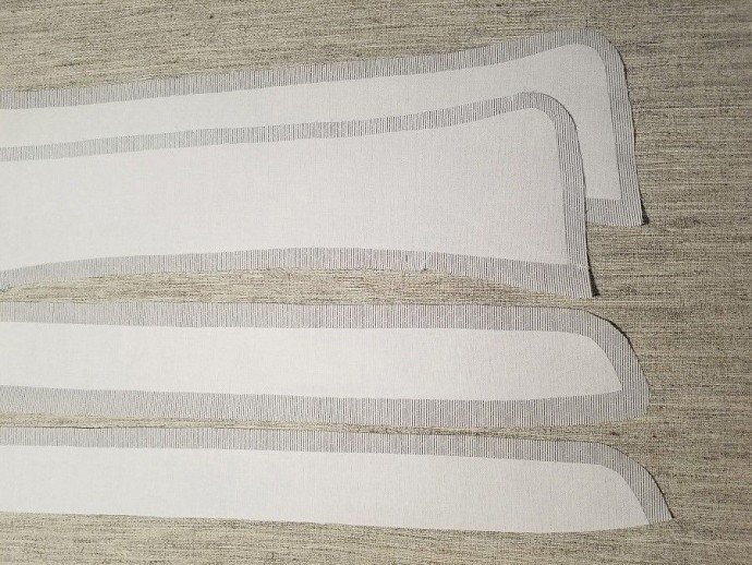 Обработка воротника мужской рубашки с кулисками для косточек Обработка воротника мужской рубашки с кулисками для косточек