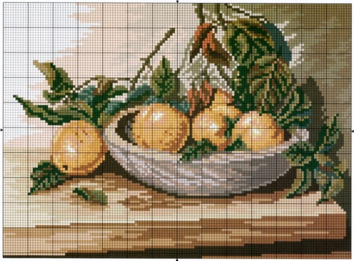 ​Вышиваем красивые натюрморты: часть 1