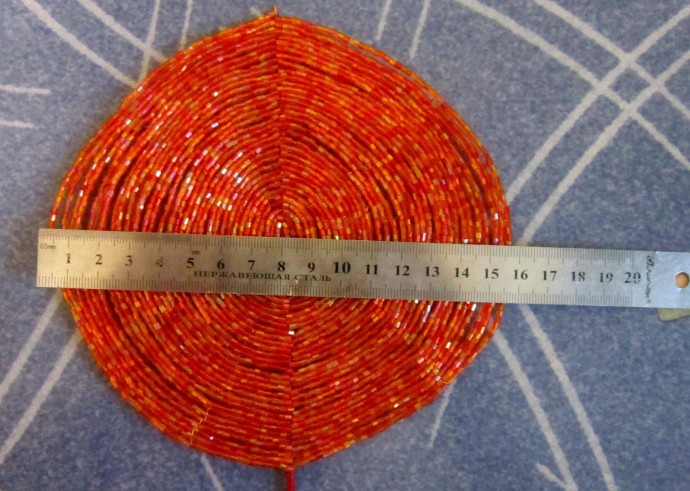 Антуриум из бисера