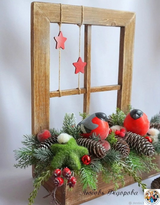 Новогодние зимние окна: идеи для творческого вдохновения