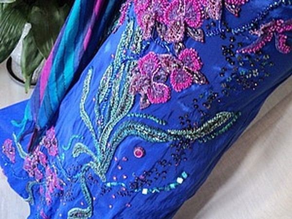 ​Вышивка платья бисером: мастер-класс, часть 2