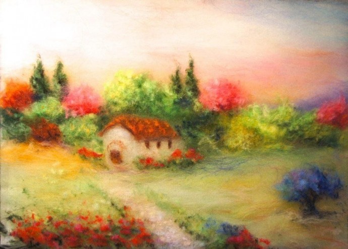 ​Шерстяная акварель