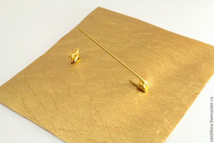 ​Вышиваем бисером брошь "Колоски": часть 3