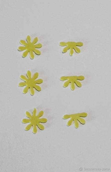 ​Создание колоса из фоамирана