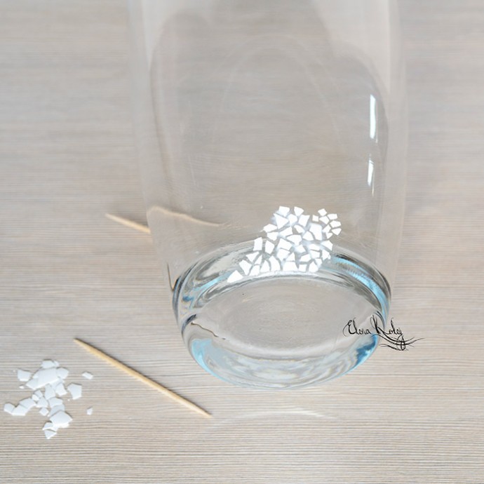 Декорируем вазу "Крокусы": часть 1