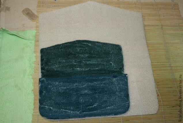 ​Валяный клатч: часть 6