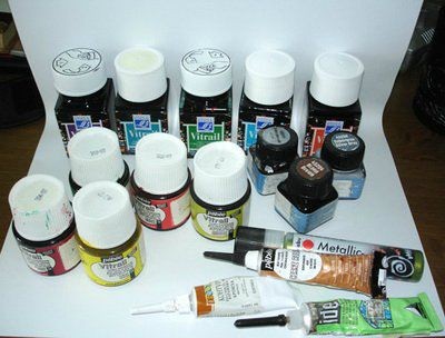 Расписываем стеклянную вазу: часть 1