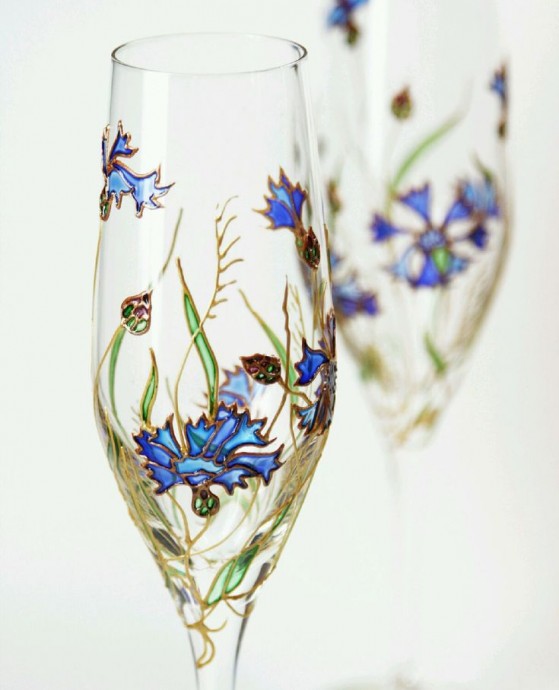 ​Роспись бокалов