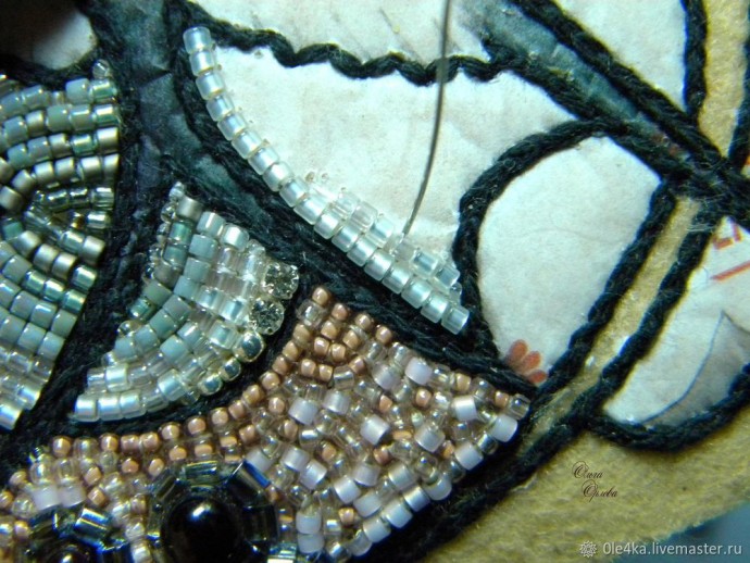 Вышиваем бисером "Облачко": часть 1