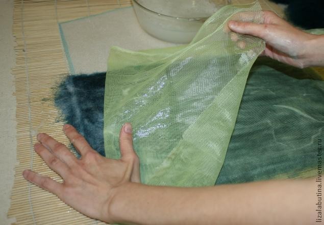 Валяный клатч: часть 1