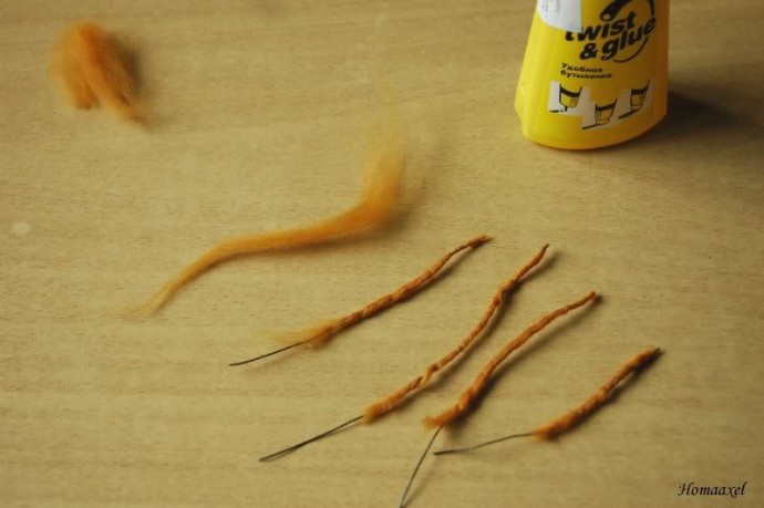 ​Мастер-класс по осенним листьям в технике валяния: часть 1