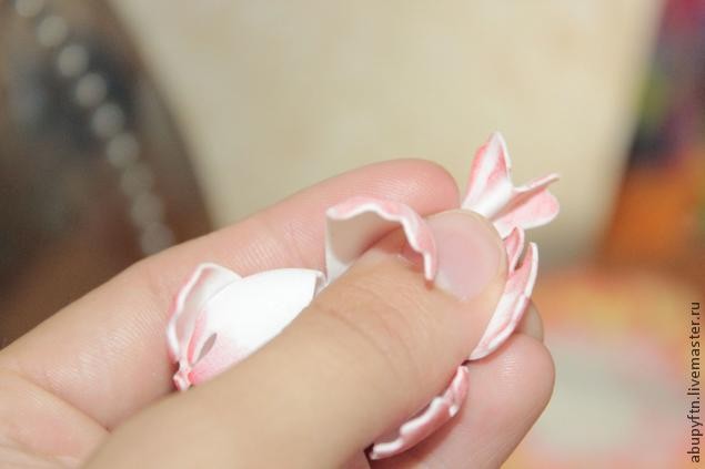 ​Пион из фоамирана своими руками: часть 2