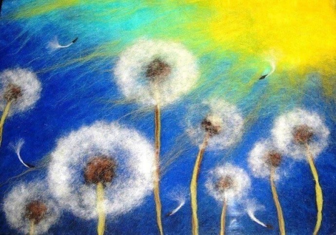 ​Шерстяная акварель