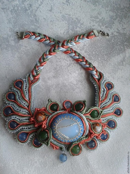 ​Создаем сутажное колье "Краски осени"