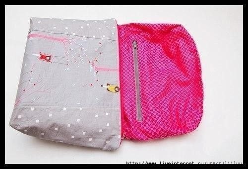 Шьем косметичку: мастер-класс