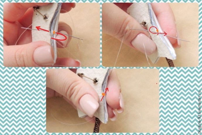 Создаем брошь "Парусник": часть 3