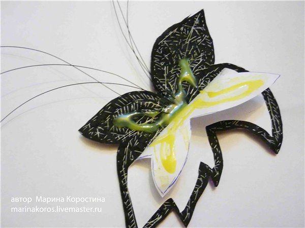 Вышиваем бисером колье с цветком: часть 2