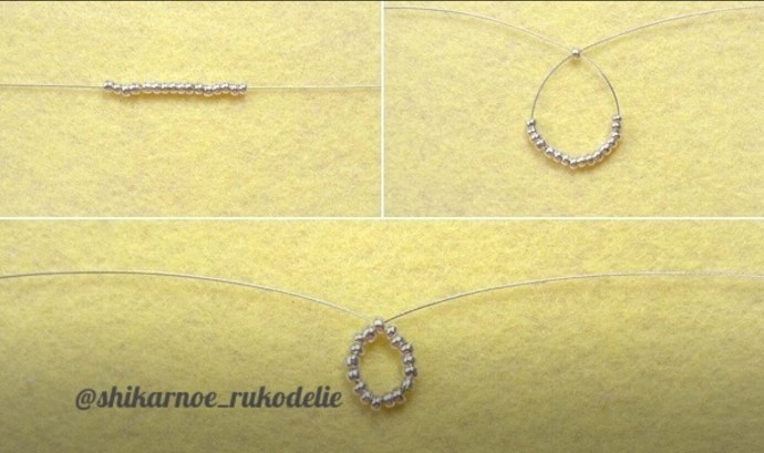 ​Стильное колье из жемчуга и бисера