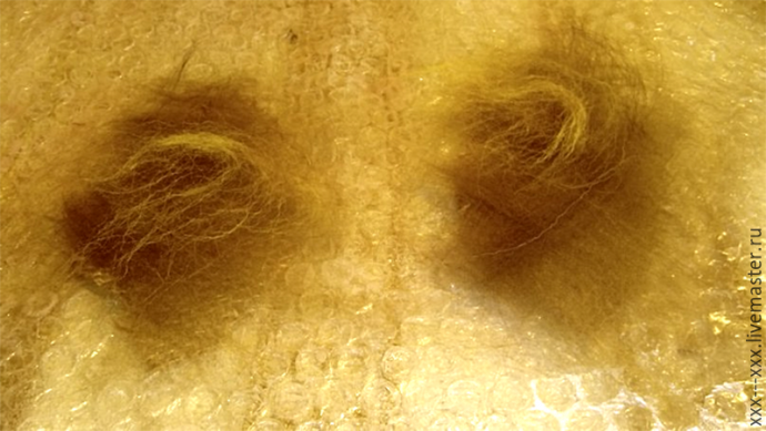 ​Делаем валяную брошь "Увядающие розы": часть 1