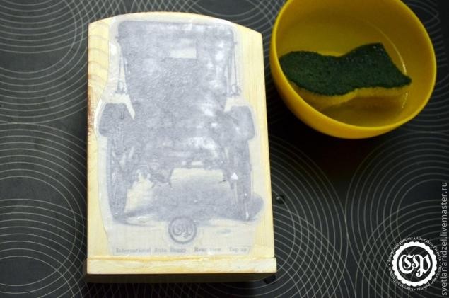 ​Вечный календарь настольный: мастер-класс по вживлению лазерной распечатки в дерево, часть 3