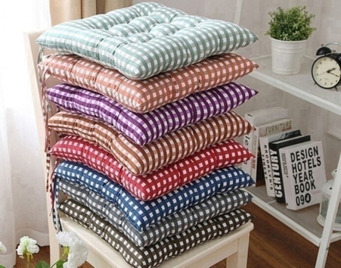 Подушки для стульев своими руками