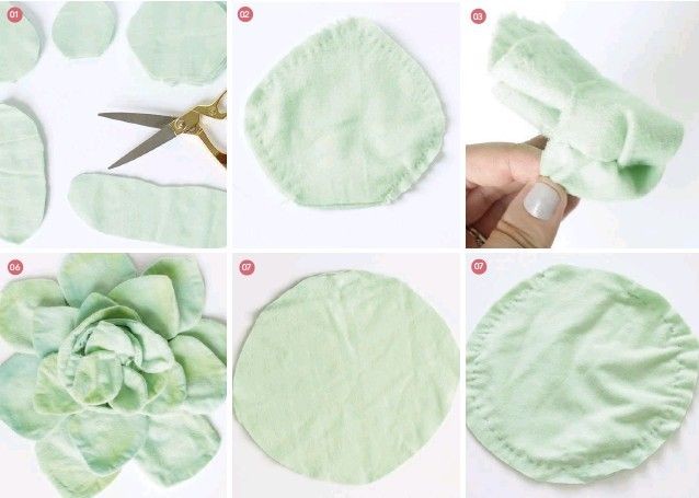 Подушки-суккуленты