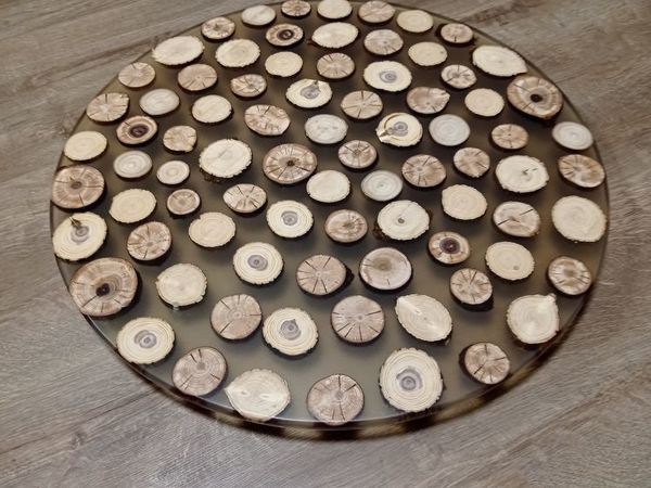 Изготовление столешницы из эпоксидной смолы и спилов: часть 2