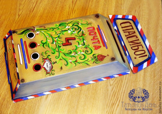 Декорируем старый почтовый ящик: часть 2