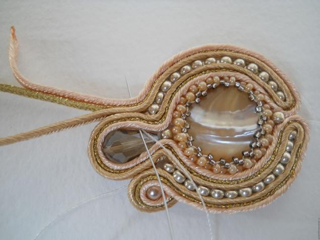 ​Мастер-класс по сутажу "Сутажные серьги Винтаж": часть 6