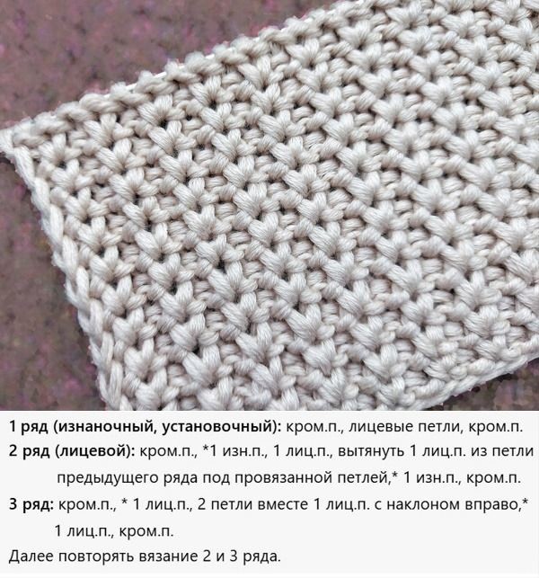 Запоминающиеся узоры на спицах