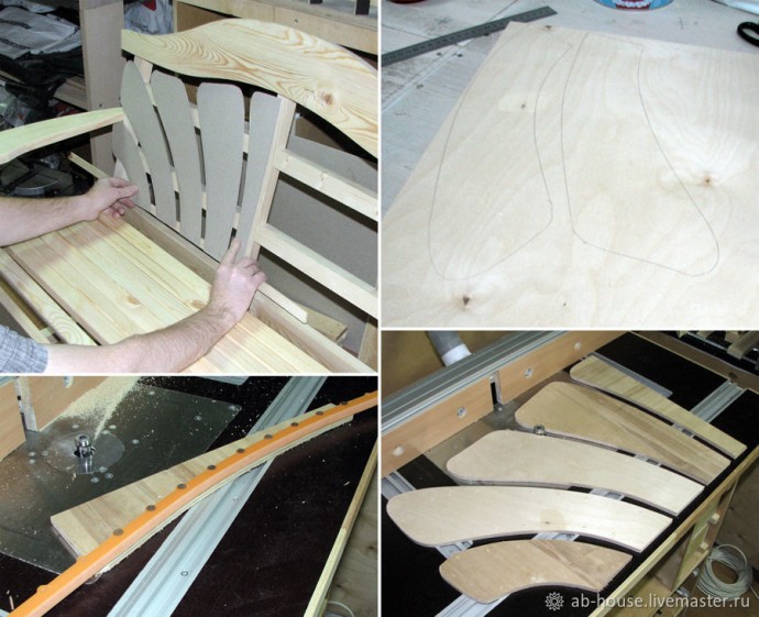 Мастерим дачную скамью "Полевая ромашка": часть 3