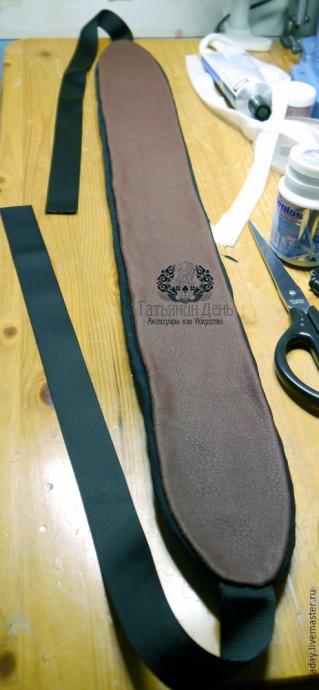 Создаем пояс с бисерной вышивкой: часть 5