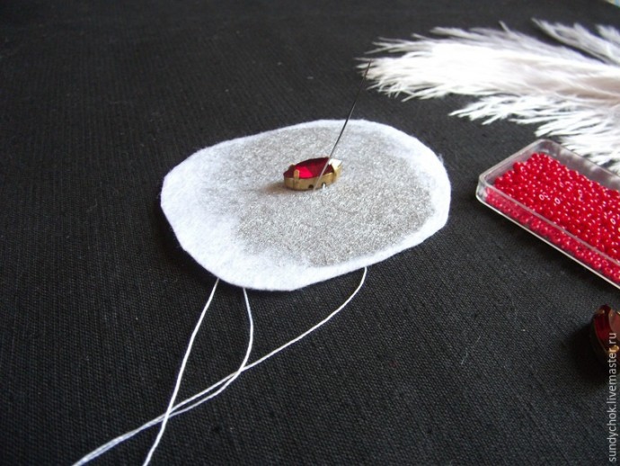 ​Создаем свадебные серьги "Мирослава": часть 1