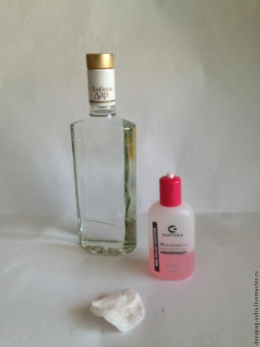 Декупаж с применением 2-шагового кракелюра: часть 1