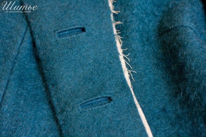 Как сделать петлю для пуговицы "в рамку"