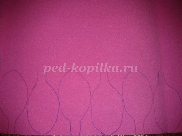 Крокусы из фоамирана: часть 1