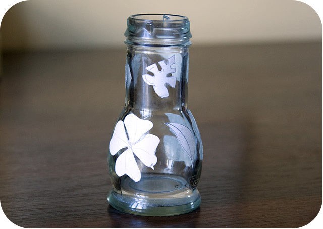 Мини-вазочка из бывшей соусницы: часть 1