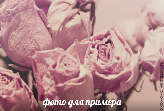 ​Делаем валяную брошь "Увядающие розы": часть 1